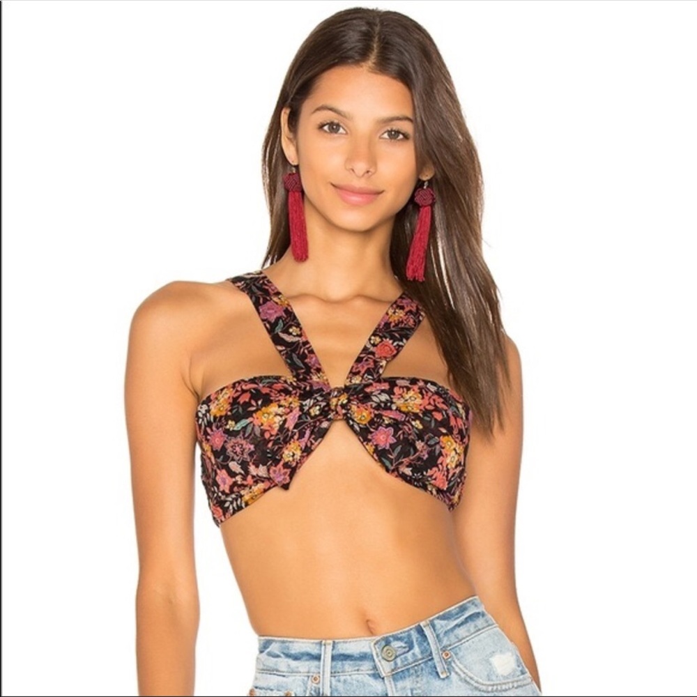 Free People : NEW Floral bandeau sz SM